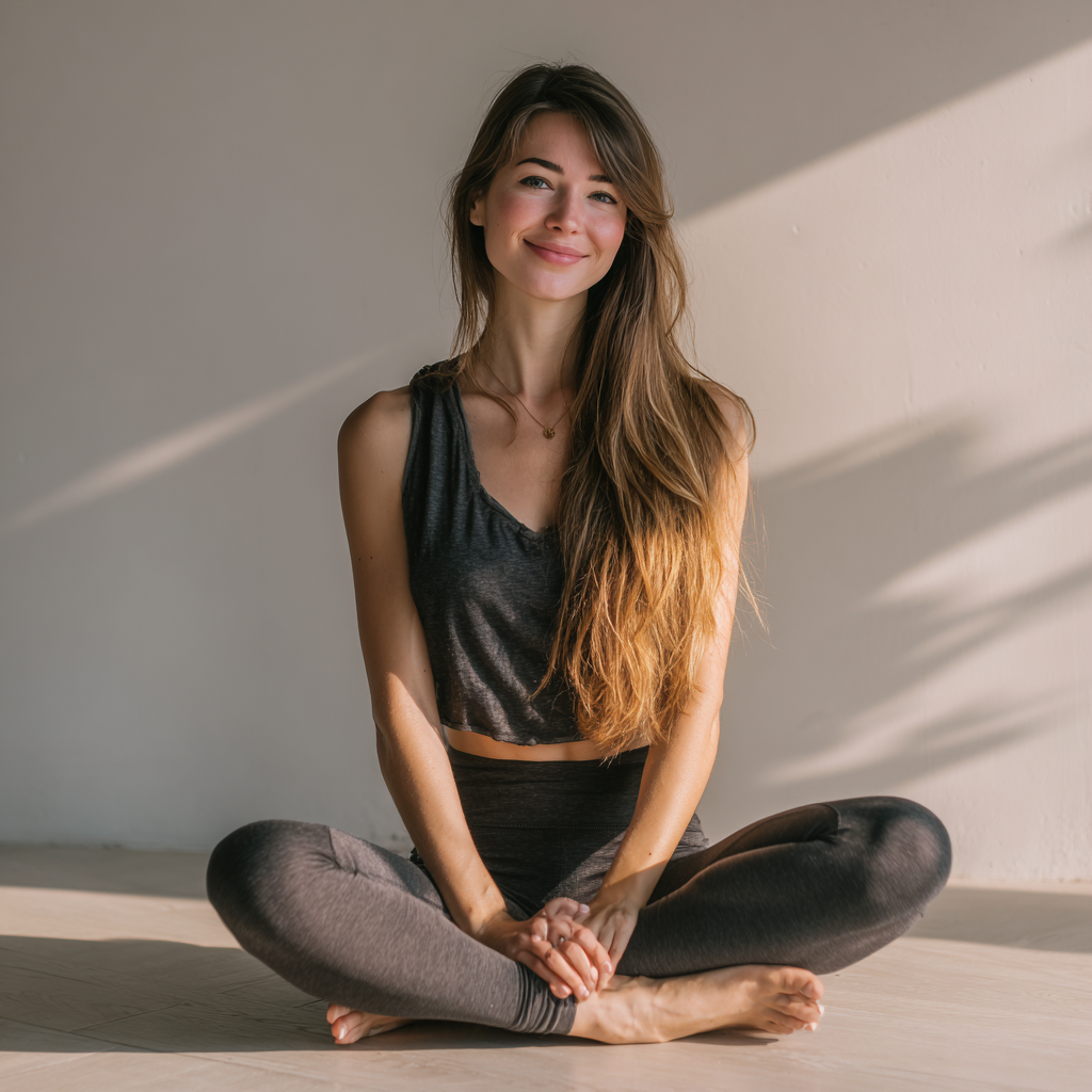 Група хора практикува йога в студия